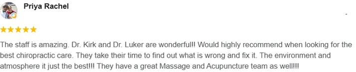 Chiropractic Broken Arrow OK Priya Rachel Testimonial